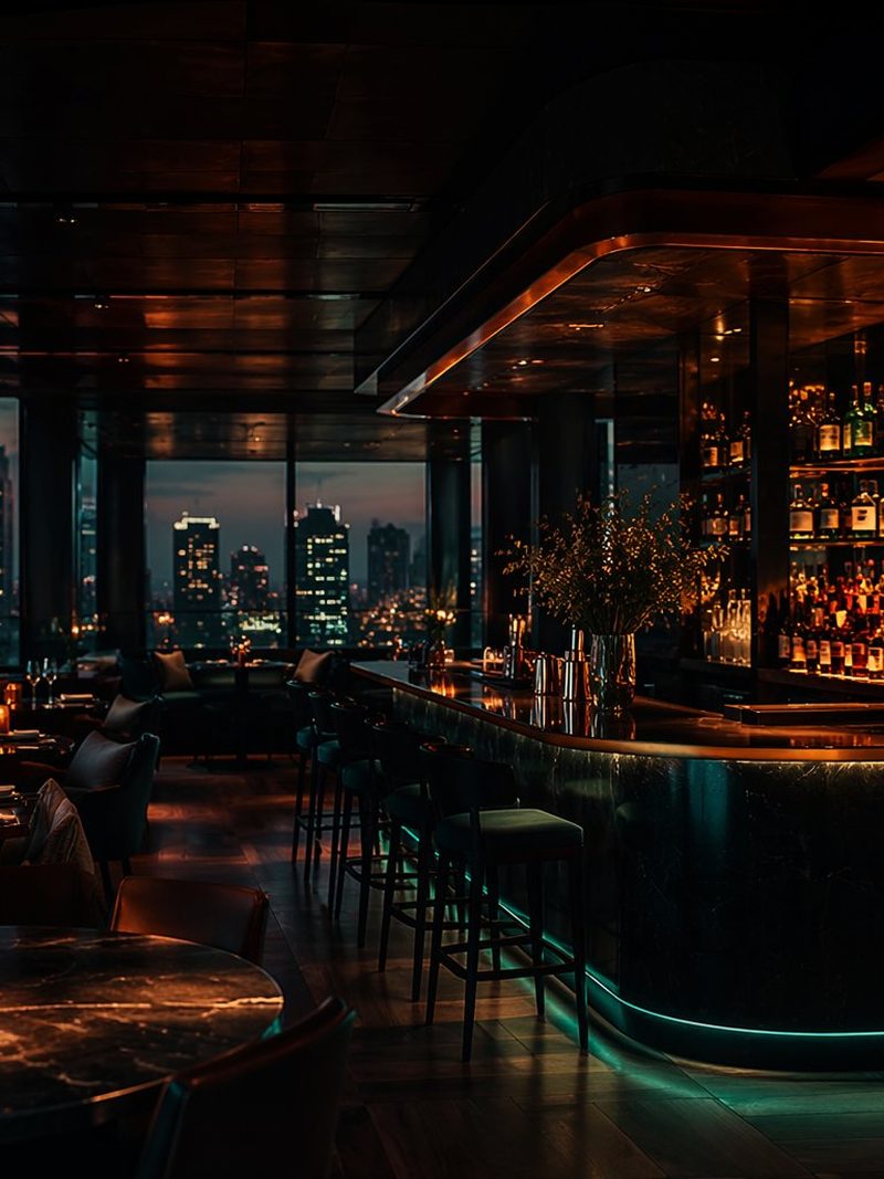 Restaurant and bar